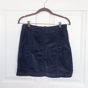 Free People Navy Blue Skirt
